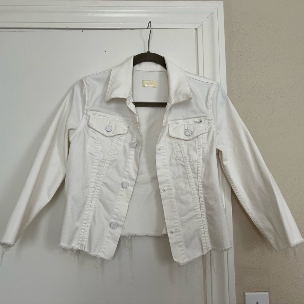 Mother Cropped Denim Jacket size small